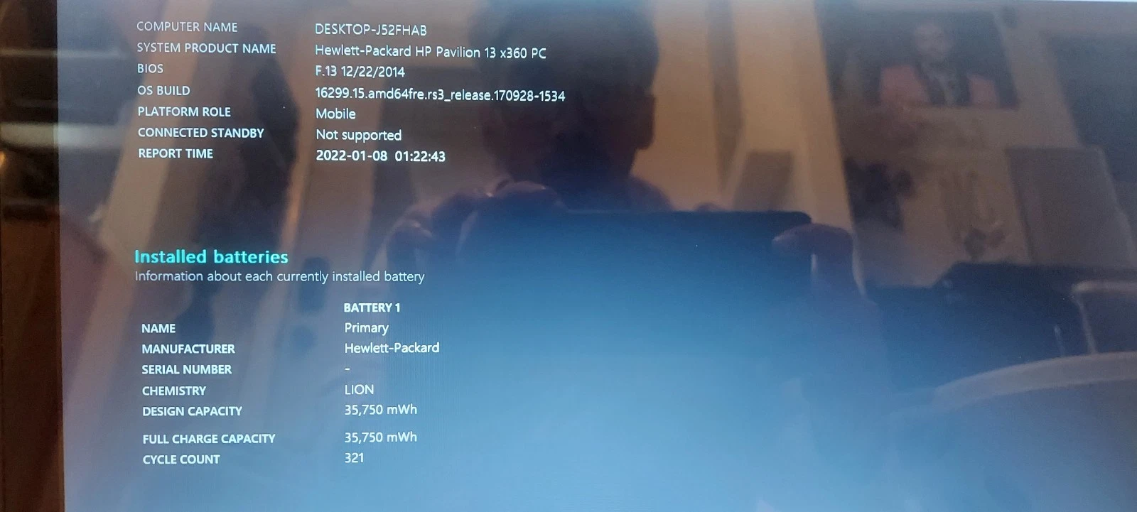 HP Pavilion 13 x360 Laptop Touchscreen W10P Beatsaudio 8GB 750GB HDD AMD A6-6310 — photo 3 of 4