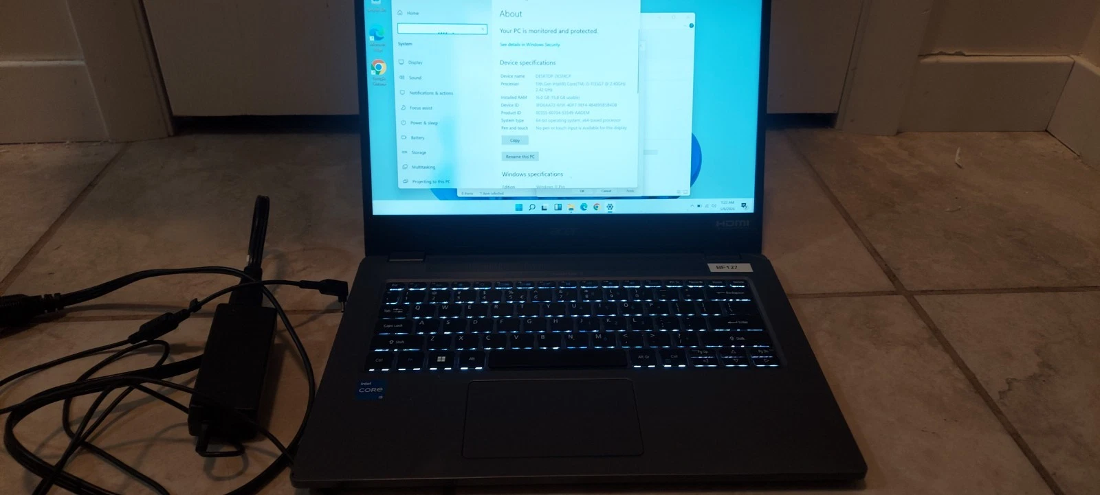 Acer TravelMate Spin P414RN-51 (i5-1135G7) 14in 16GB NVMe 512GB SSD W11P w/ AC
